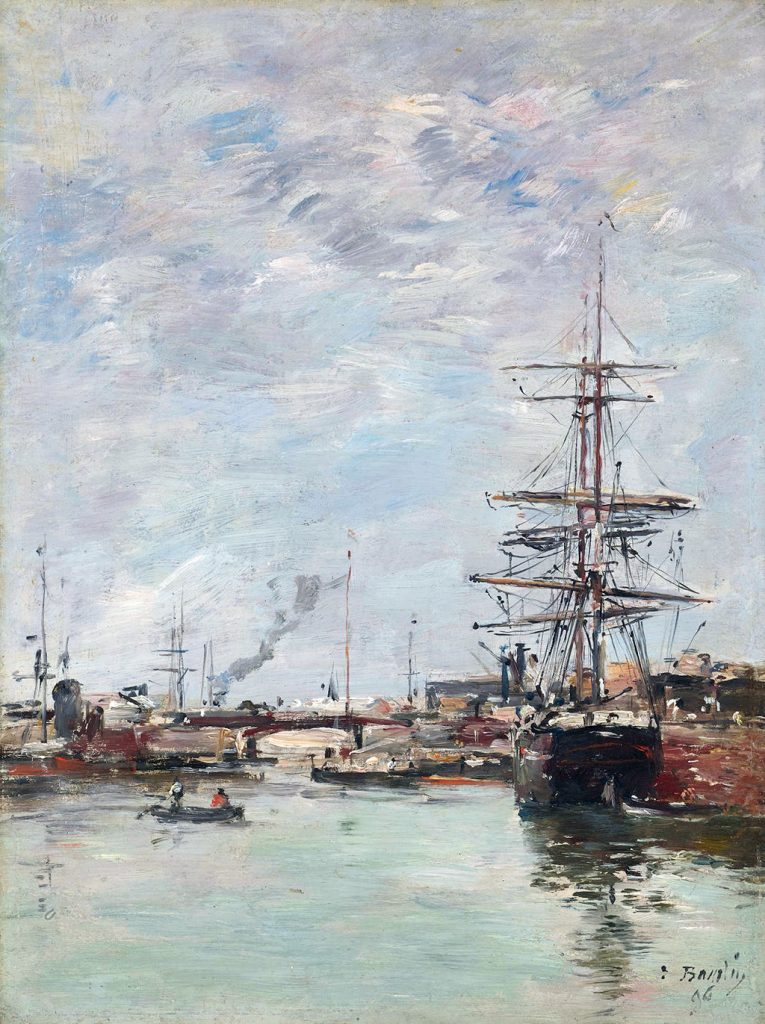 1896 - Eugene-Louis Boudin - Deauville. the basin