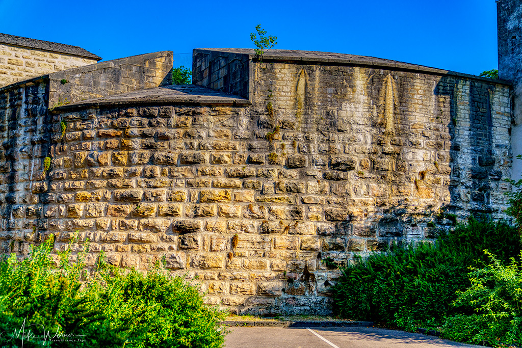 Part of the city fortified walls