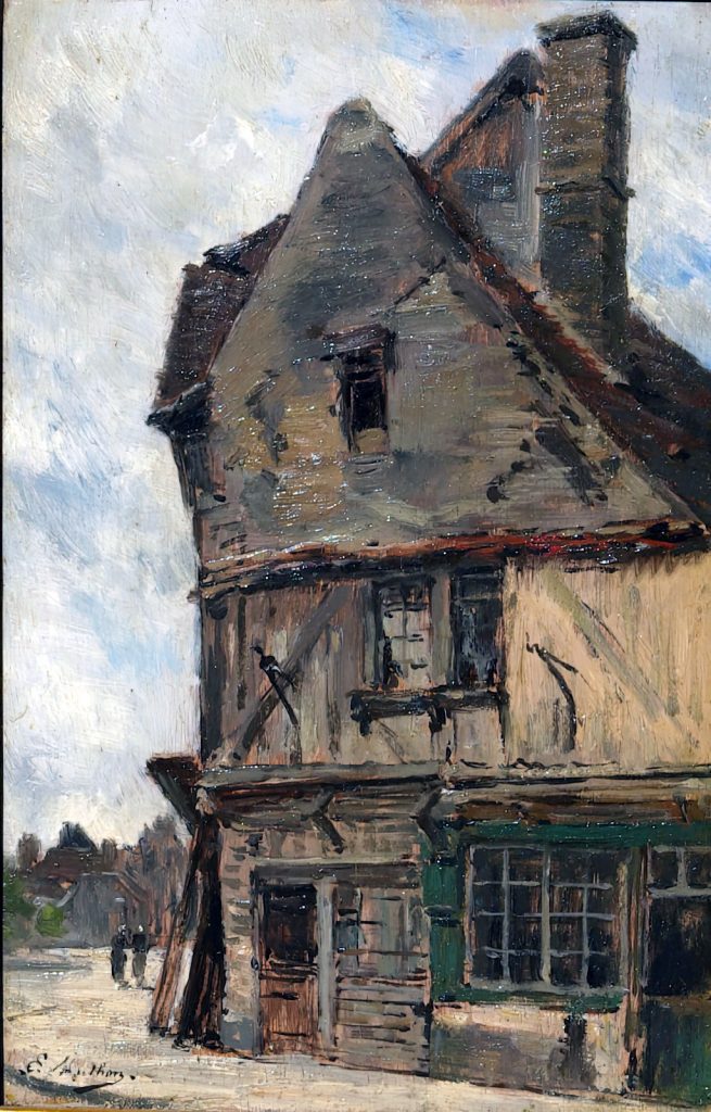 1883 - Emile Louis Mathon - Old house in the Pollet