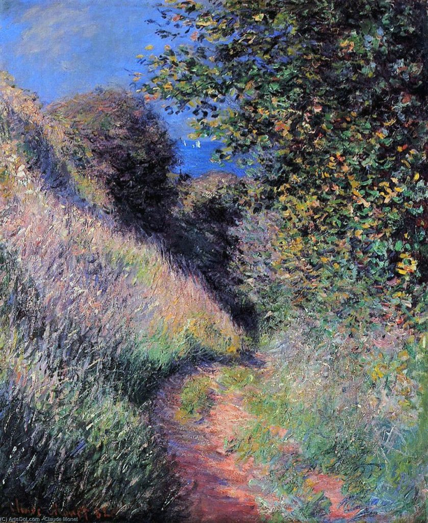 1882 - Claude Monet - Path at Pourville