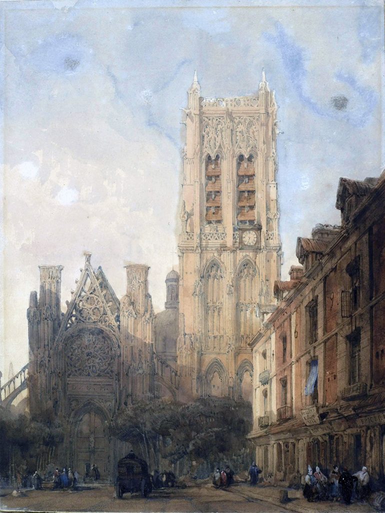 ???? - David Roberts - Church of St.-Jacques, Dieppe