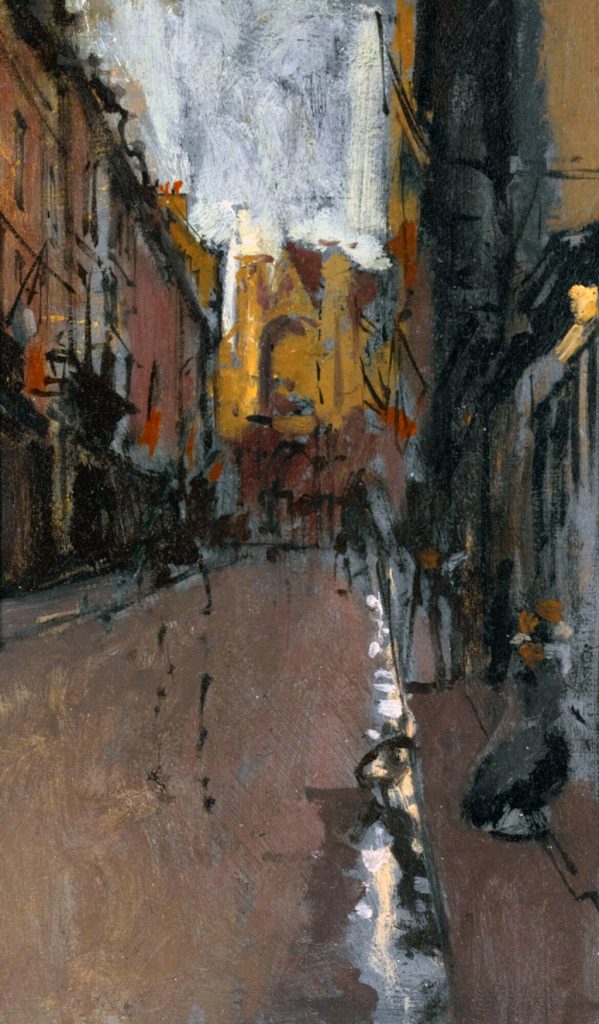 1894 - Walter Richard Sickert - The Rue St-Jacques, Dieppe