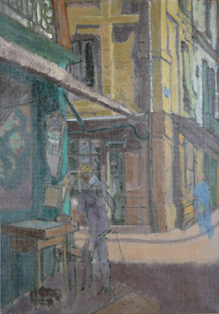 1906- Walter Richard Sickert -  A Street in Dieppe