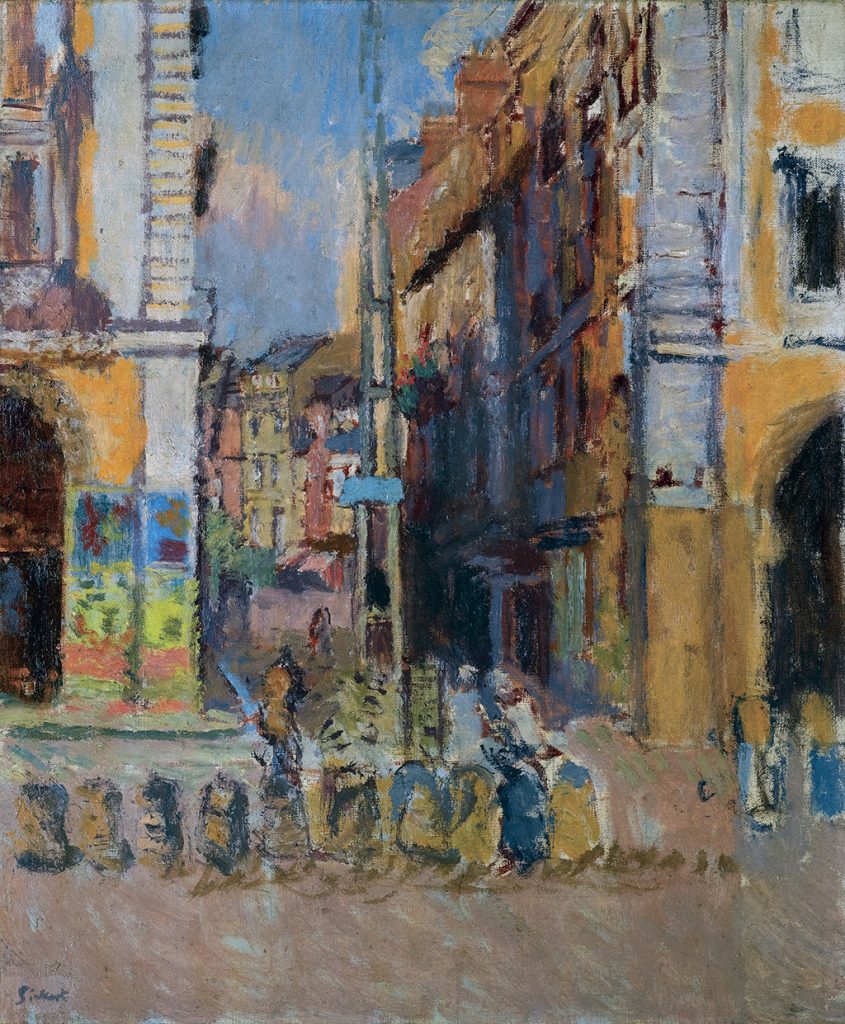 1910- Walter Richard Sickert -  The Arcades, Dieppe, Study for the elephant Poster