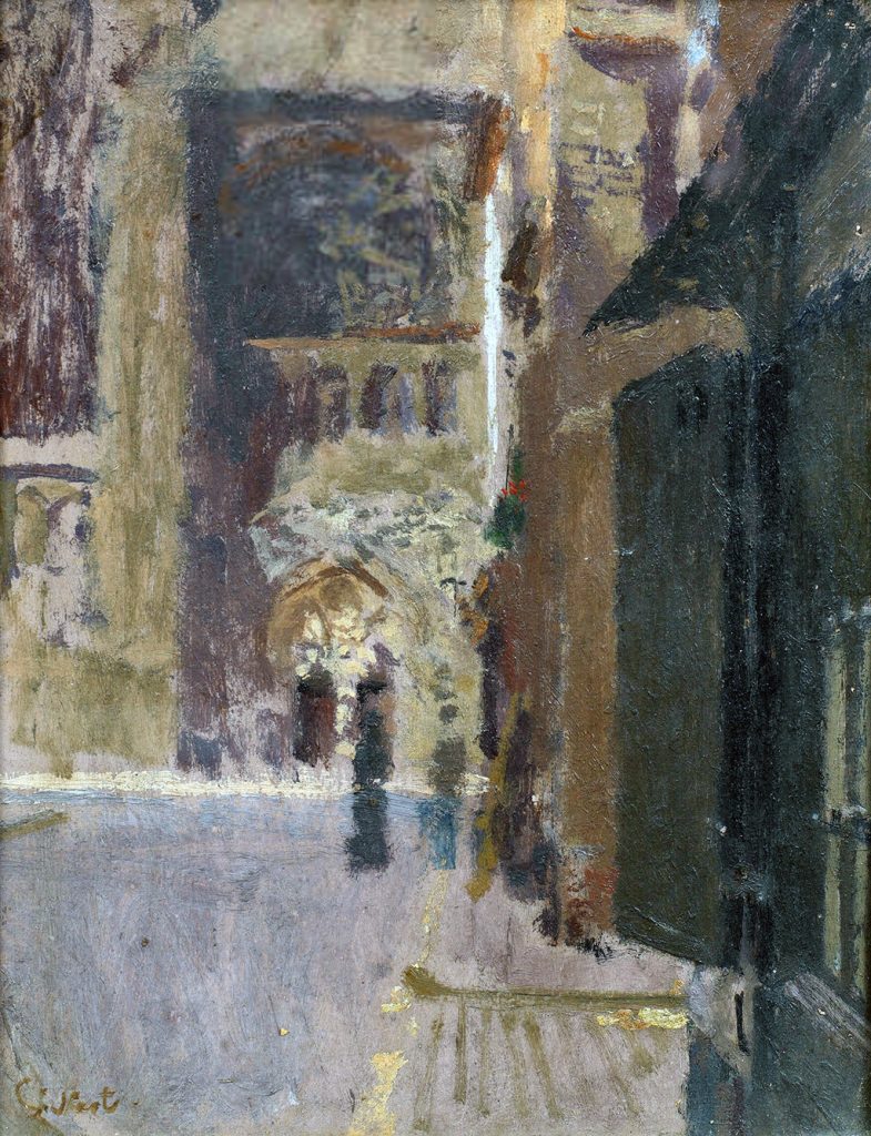 ????- Walter Richard Sickert - The rue Pecquet