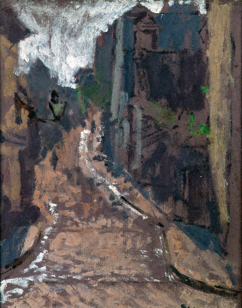 ????- Walter Richard Sickert -  Street Scene, Dieppe