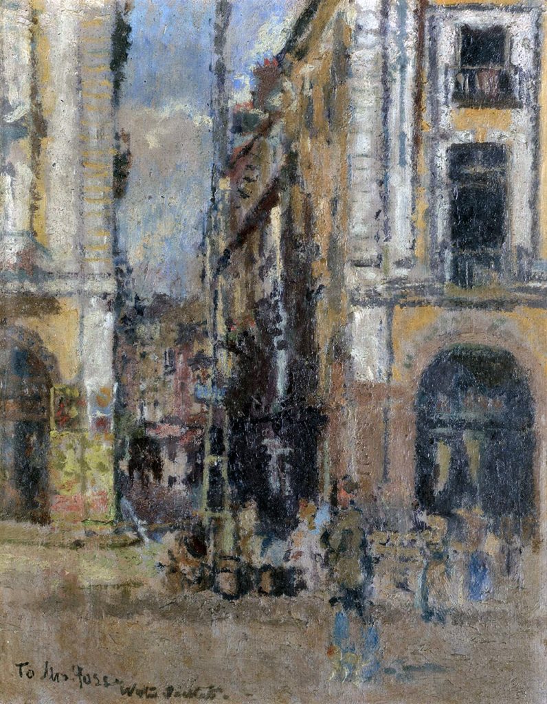 ????- Walter Richard Sickert - The Arcades, Dieppe