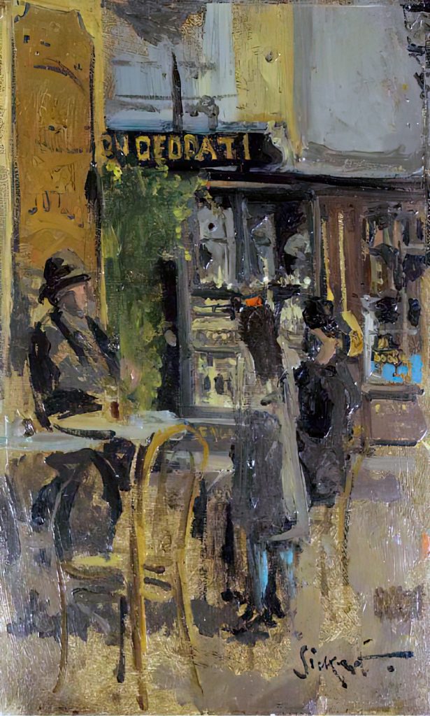 ????- Walter Richard Sickert - The Little Tea Shop, Dieppe