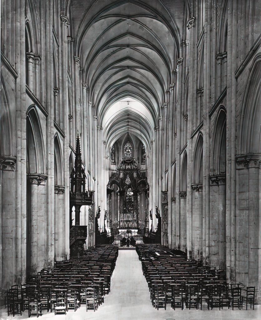 ???? - Emile-Andre Letellier - Interior view of the Trinity Church, in Fecamp