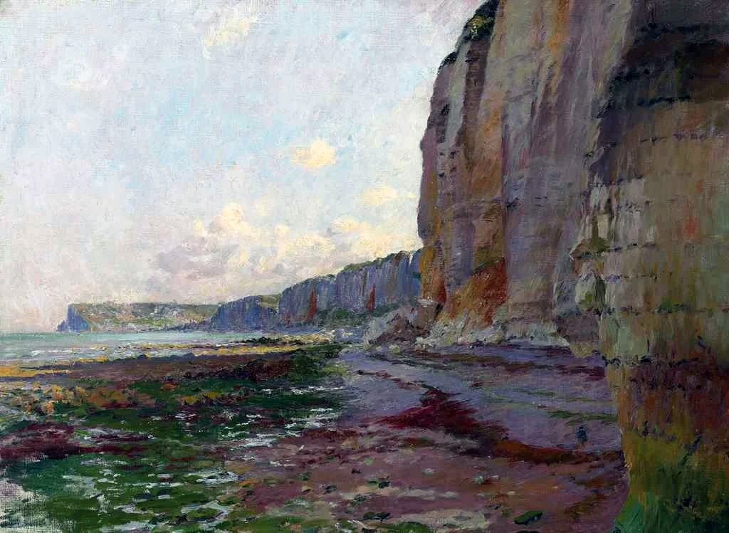 ???? - Claude-Emile Schuffenecker - Yport Cliffs at Low Tide