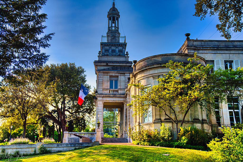 Side View of the City Hall of Cognac