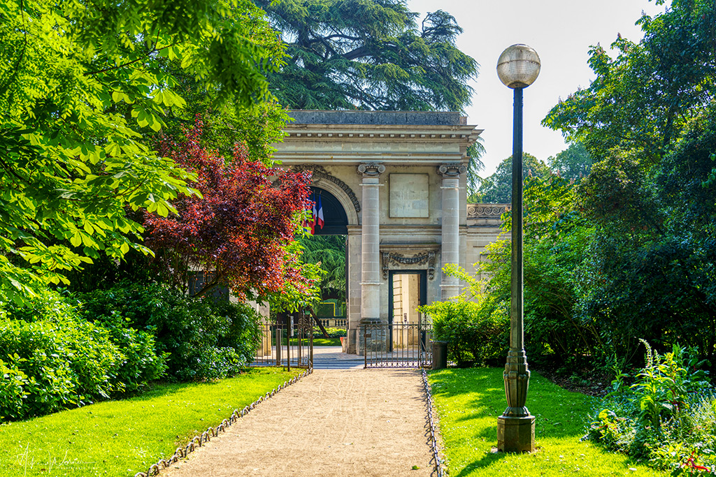 Gate from Francois Sicard to the Musee des Beaux-Arts Garden