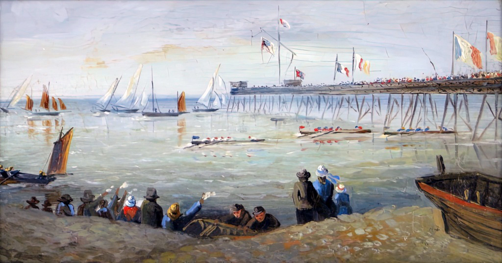 ???? - Louis-Alexandre Dubourg - Regatta at Honfleur