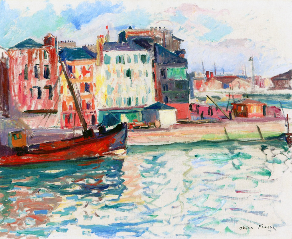 1905 - Othon Friesz - The Port of Honfleur