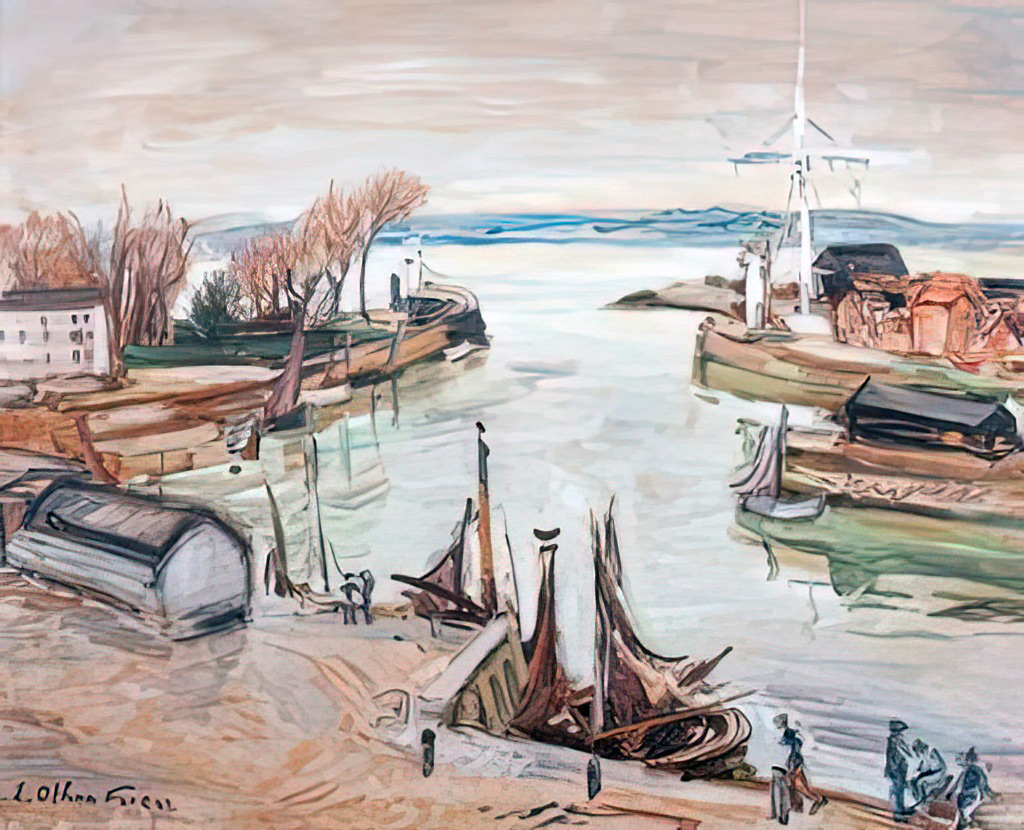 1935 - Othon Friesz - Honfleur