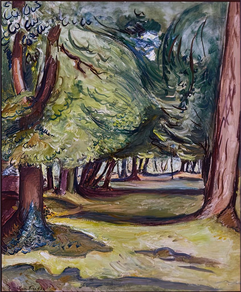 1937 - Othon Friesz - Woods near Honfleur