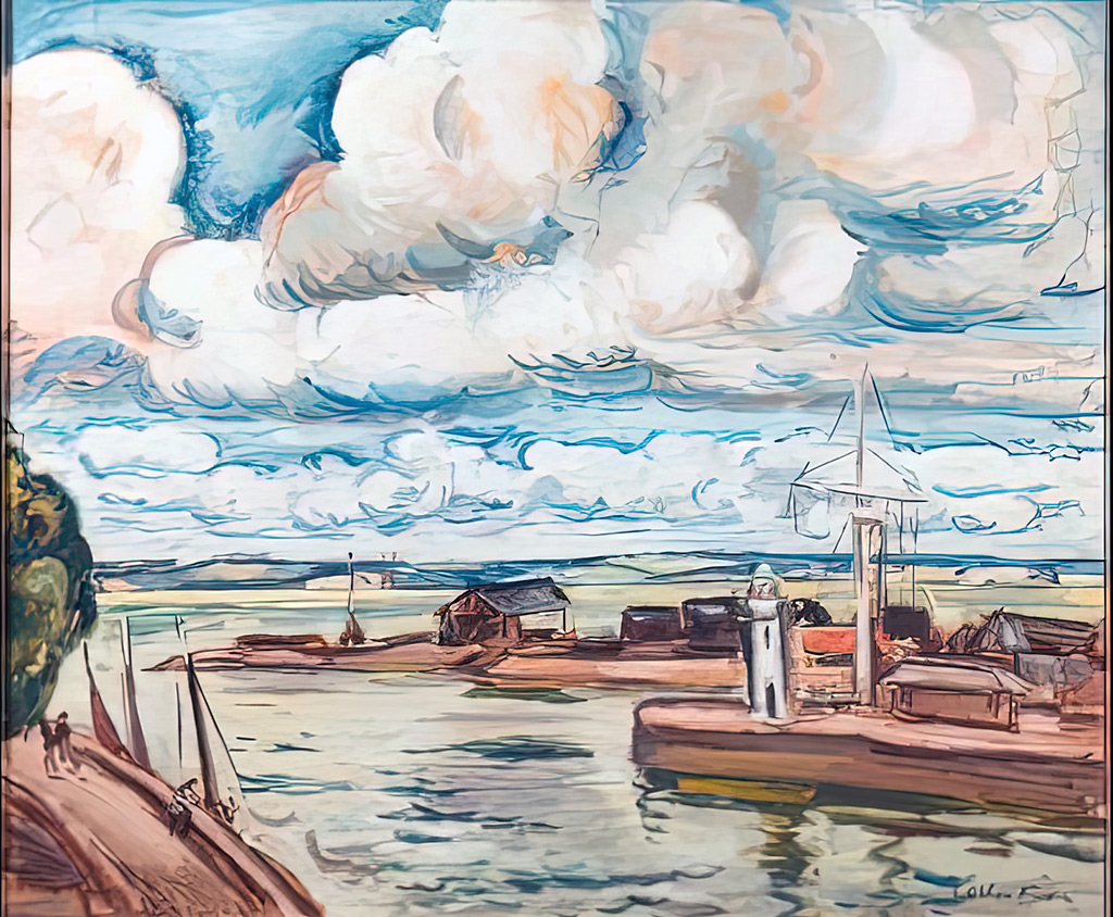 ???? - Othon Friesz - Before the port of Honfleur