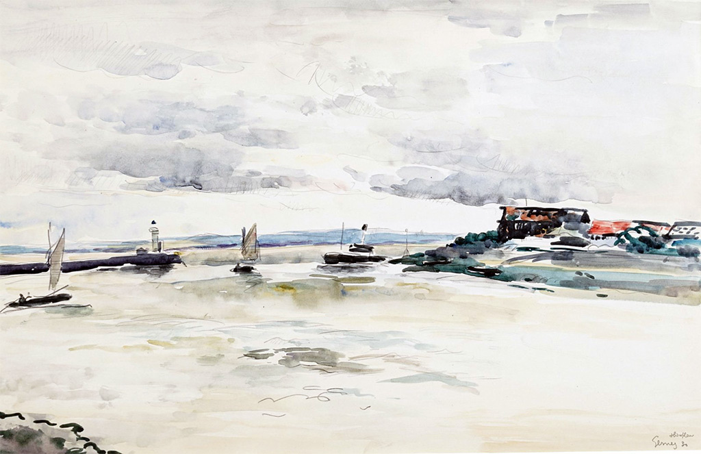 1930 - Paul-Elie Gernez - Honfleur, the estuary