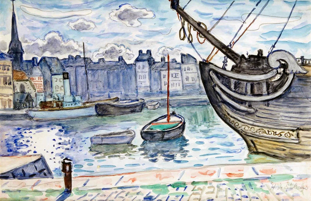 ???? - Henri de Saint-Delis - Honfleur the port