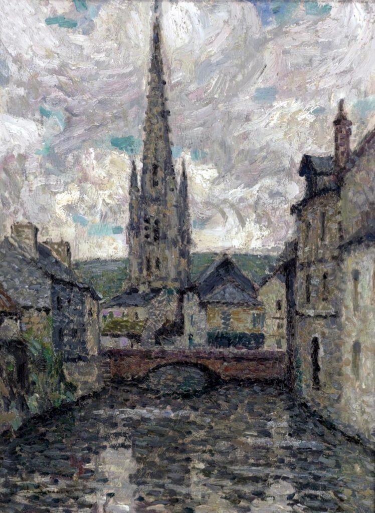 ???? - Henri Le Sidaner - The Church, Honfleur