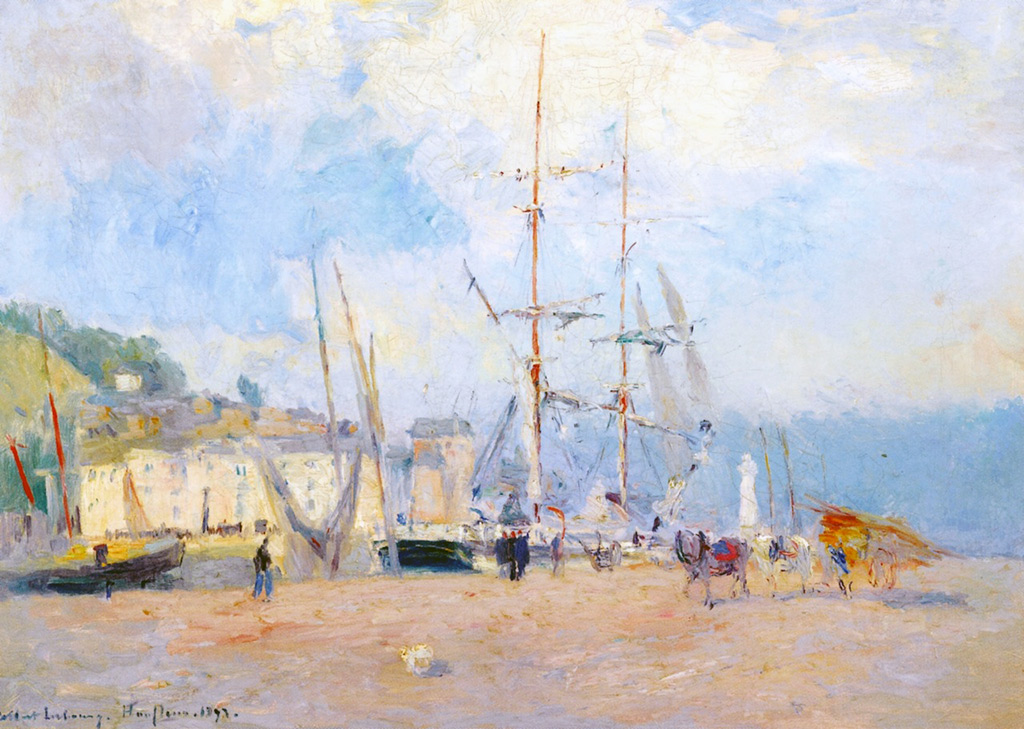 1893 - Albert Lebourg - At the Port at Honfleur