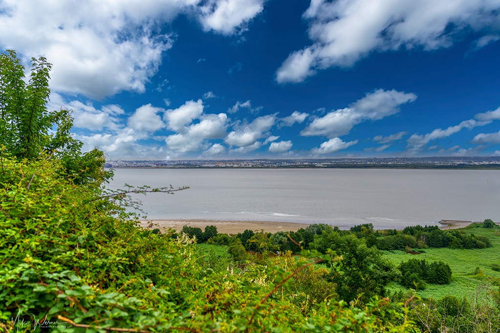 Honfleur beach area seen from the Chapelle Notre-Dame de Grace