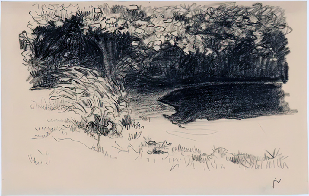 1909 - Felix Vallotton - The Pond, Honfleur