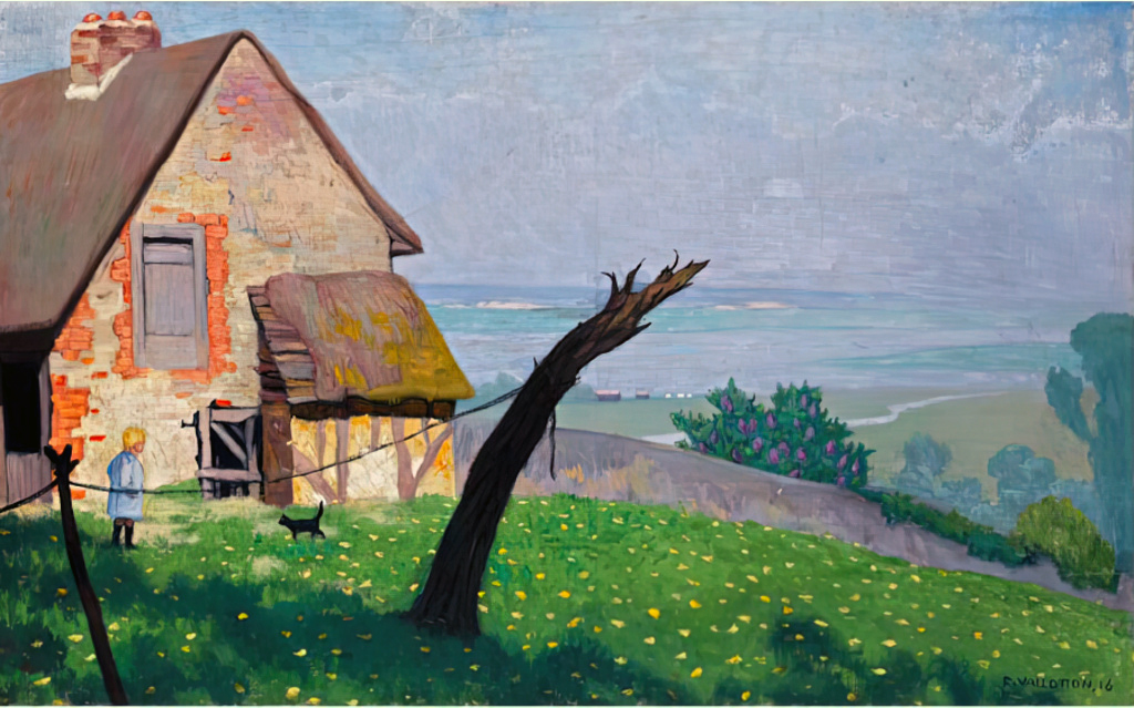 1916 - Felix Vallotton - Old Farm, near Honfleur