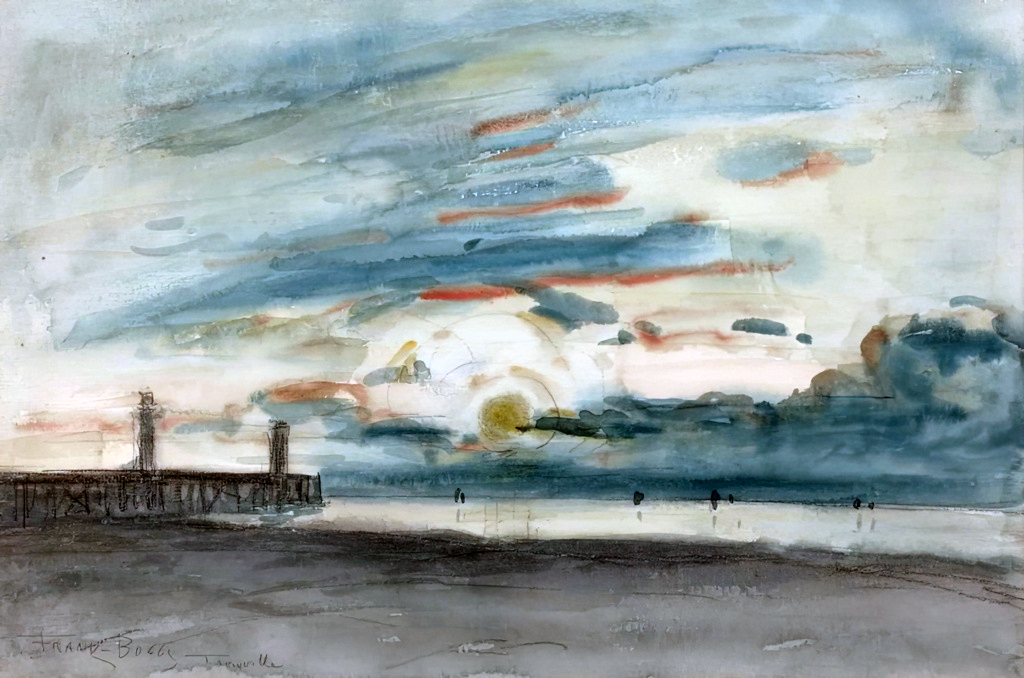 ???? - Frank Myers Boggs - The beach of Trouville