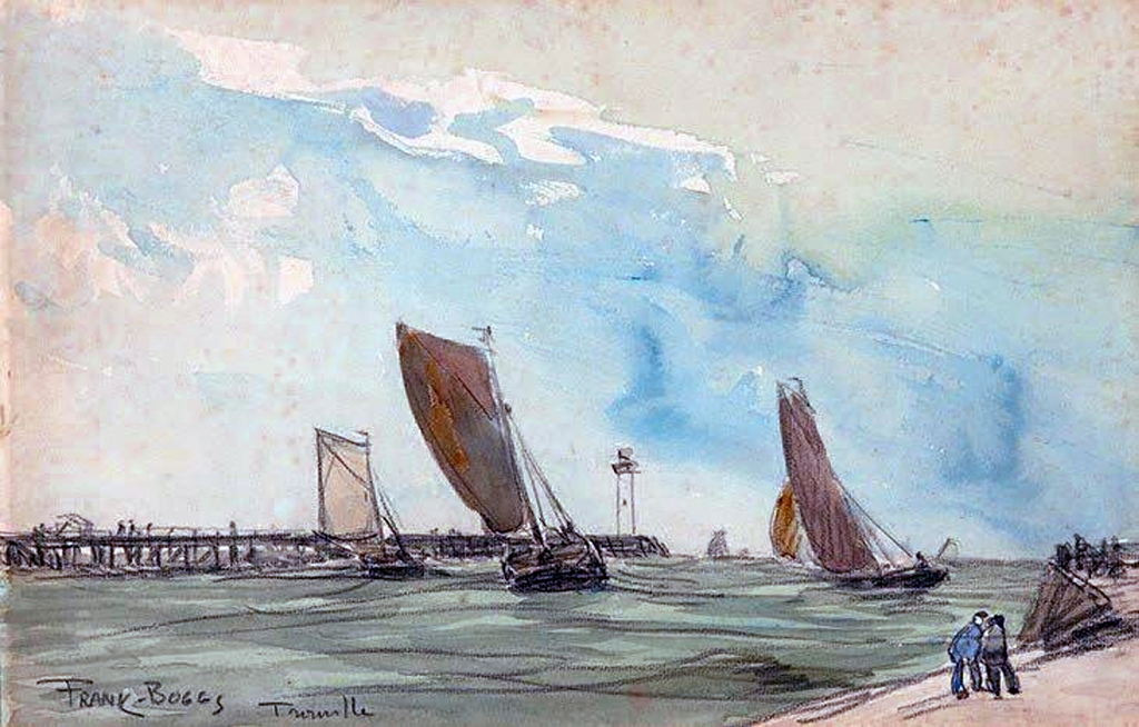 ???? - Frank Myers Boggs - View of Trouville