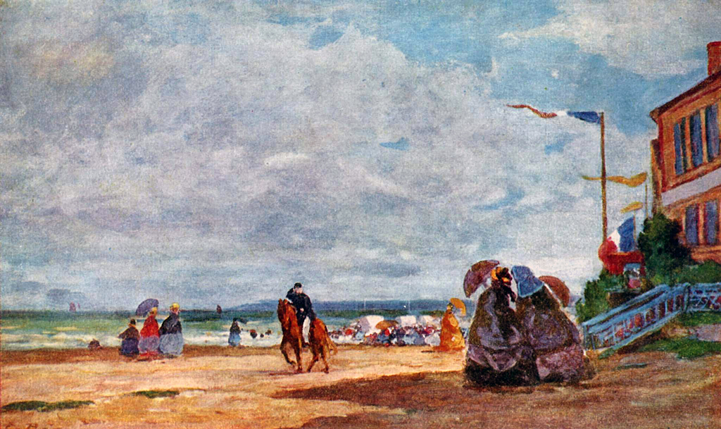 1863 - Eugene-Louis Boudin - Beach at Trouville