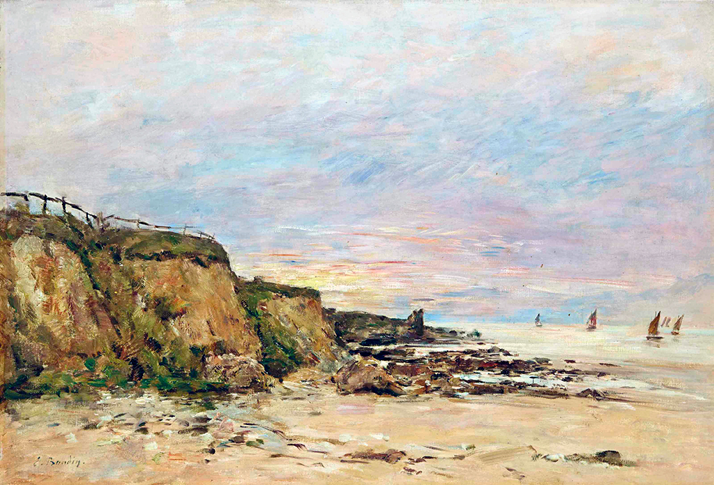 1893 - Eugene-Louis Boudin - Villerville, the shore
