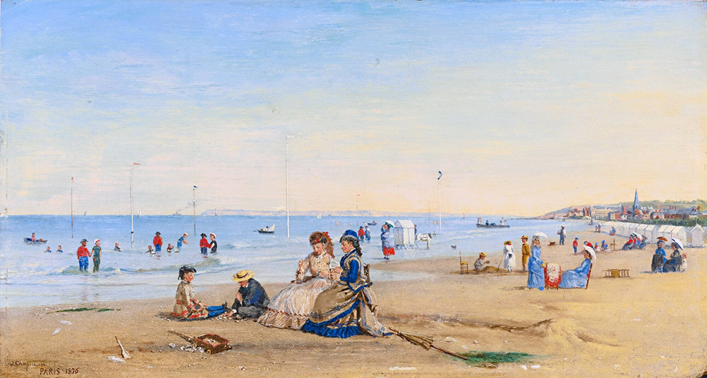 1876 - Conrad Wise Chapman -  Trouville Beach