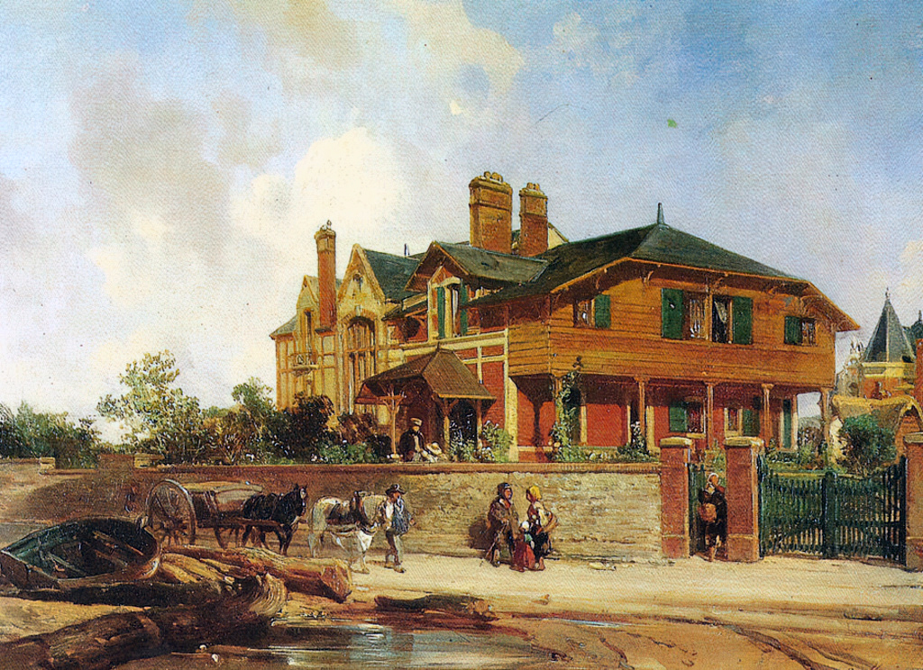 ???? - Charles-Louis Mozin - Chalet at Trouville