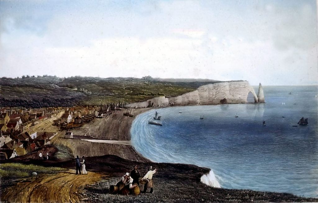 ???? - Ambroise Louis Garneray - View of Etretat