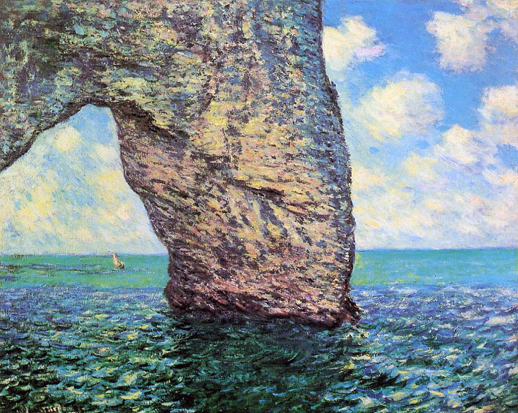 1885 - Claude Monet - The Manneport at high tide