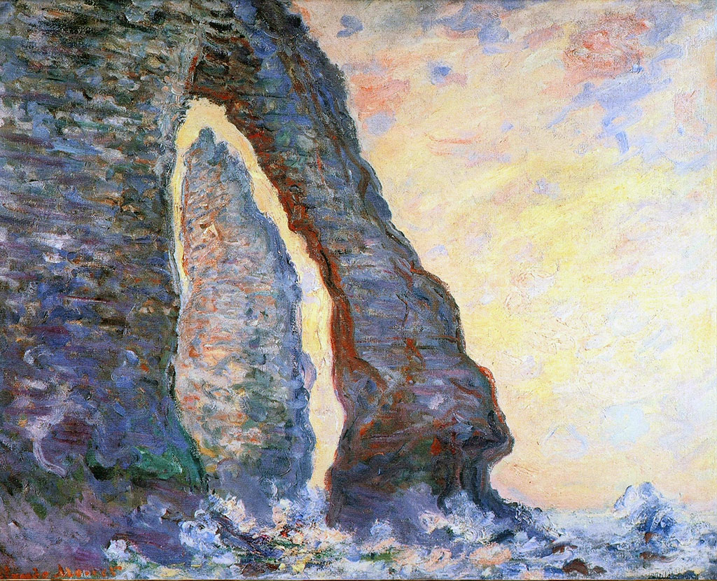 1886 - Claude Monet - The Rock Needle seen through the Porte d'Aval