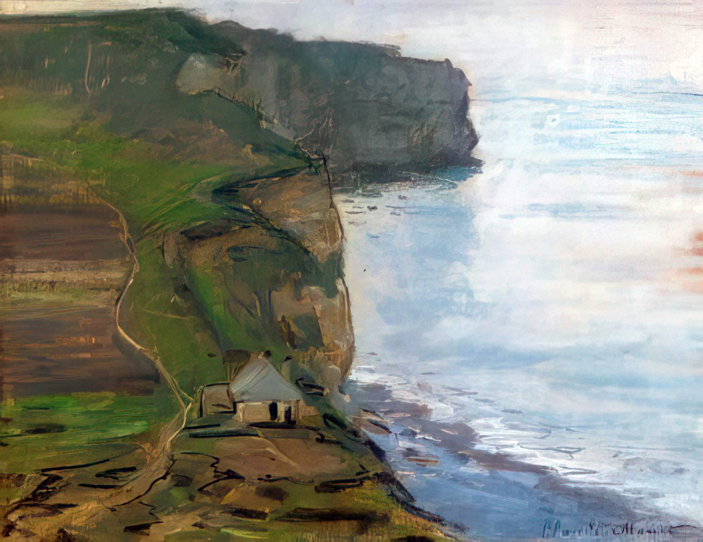 ???? - Claude Monet - Etretat, Cap d'Antifer