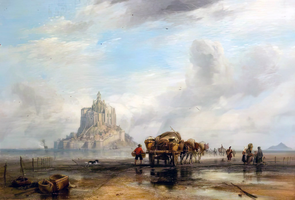 1838 - Edward Cooke - Mont Saint-Michel, Normandy
