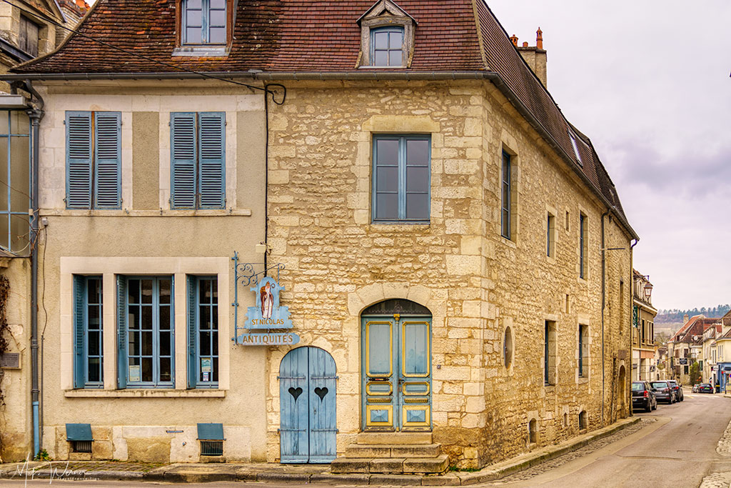 Antiquities shop in Chablis, Burgundy