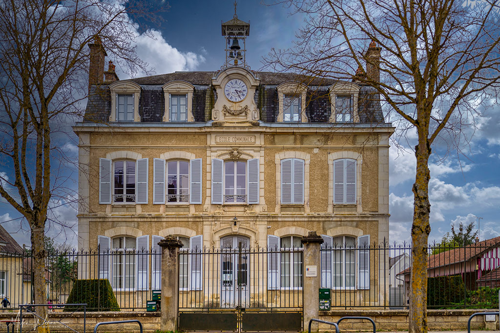 School in Chablis, Burgundy