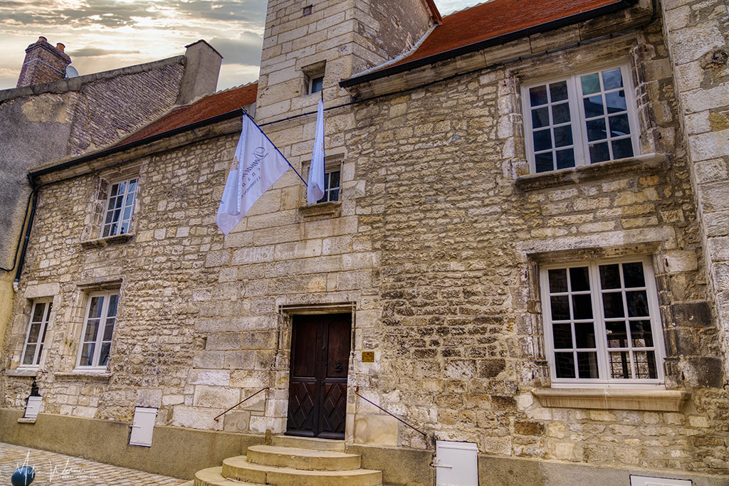 The Domaine Laroche castle main entrance in Chablis